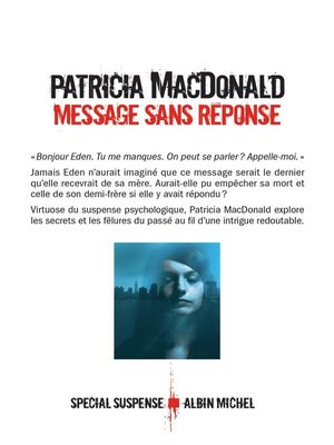 cover image of Message sans réponse